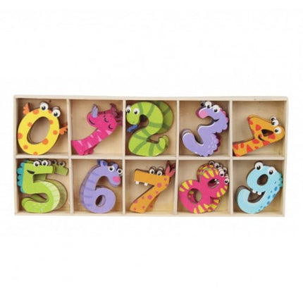Extrokids SET OF WOODEN NUMBERS FOR DECOR MONSTERS - EKT1824