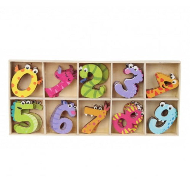 Extrokids SET OF WOODEN NUMBERS FOR DECOR MONSTERS - EKT1824