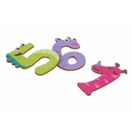 Extrokids SET OF WOODEN NUMBERS FOR DECOR MONSTERS - EKT1824