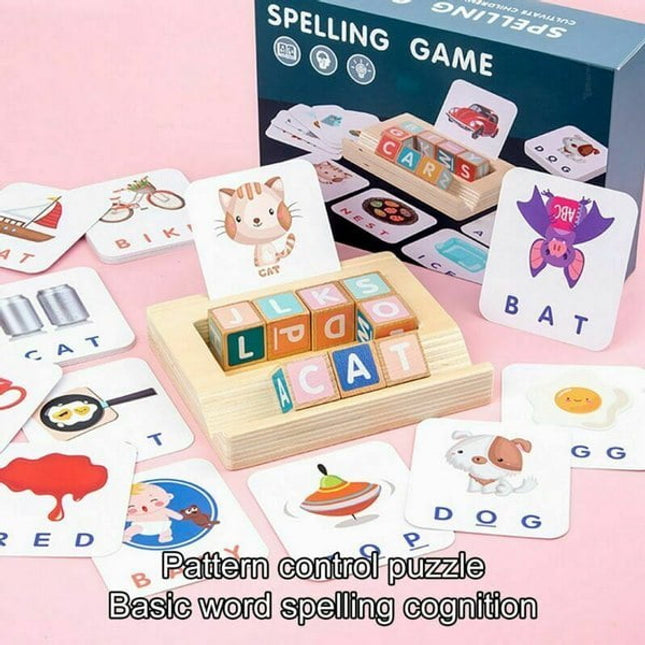 Extrokids Matching Spelling Letter Board Learning Educational Kids Toys - EKT1857