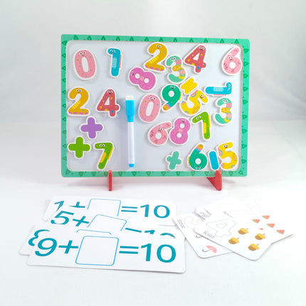 Extrokids Wooden with Magnetic Numbers Board Tray Toy - EKT1882