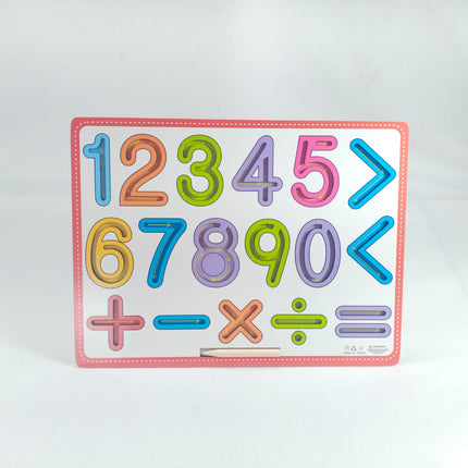 Extrokids Wooden Numbers Tracing Board For Kids - EKT1885