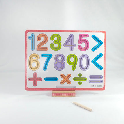 Extrokids Wooden Numbers Tracing Board For Kids - EKT1885