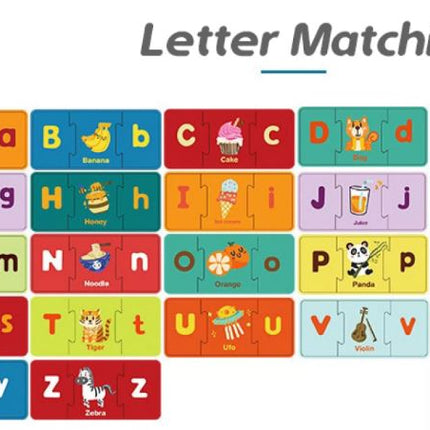 Extrokids Alphabet Letter Matching Jigsaw Puzzles Learning and Brain Teaser Educational Toy - EKT1897