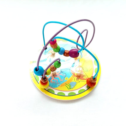 Extrokids Wooden Around Beads Wire Maze Educational Toy - Sea Animal - EKT1904A