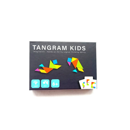 Extrokids Wooden Tangram Brain Teaser Educational Developmental Toy For Kids - EKT1906