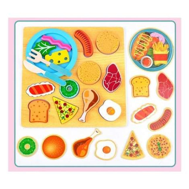 Extrokids Wooden Simulation Pizza set - EKT1937