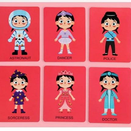 Extrokids Magnetic Girl Dress Up Puzzles For Kids - EKT1942