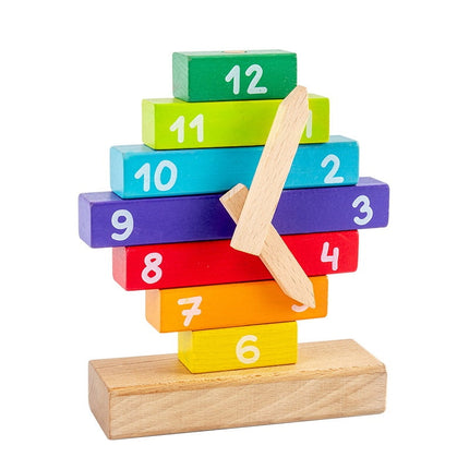 Extrokids Wooden Digital Clock Toys Early Educational Wooden Learning Toy -EKT1947
