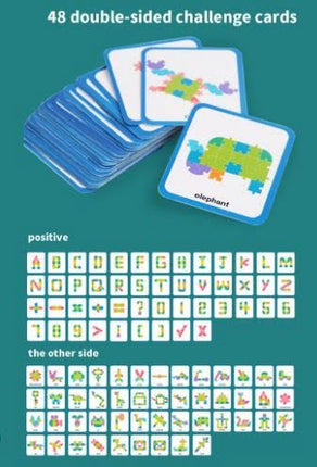 Extrokids 65 Pieces Of Buckle Thinking Puzzles, Geometric Shapes - EKT1975