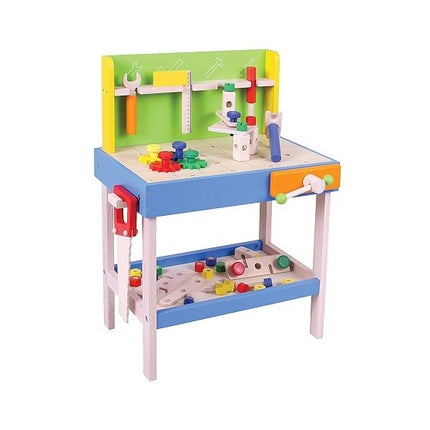 Extrokids Wooden Tool Bench with Accessories for Kids - EKT1980