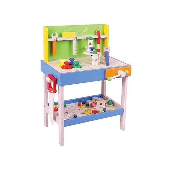 Extrokids Wooden Tool Bench with Accessories for Kids - EKT1980