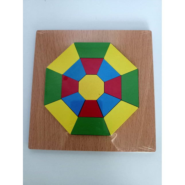 Extrokids Wodden Octagonal Puzzle Toy - EKT2003