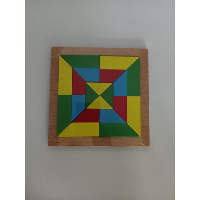 Extrokids Wodden Square Puzzle Toy - EKT2004