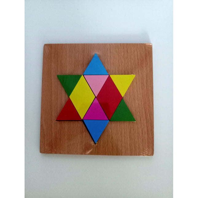 Extrokids Wodden Hexagonal Puzzle Toy - EKT2005