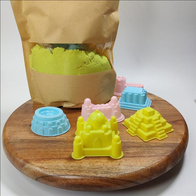 KINETIC SAND - 1 KG + 6 PC MOULDS - Indigo - EKT2018