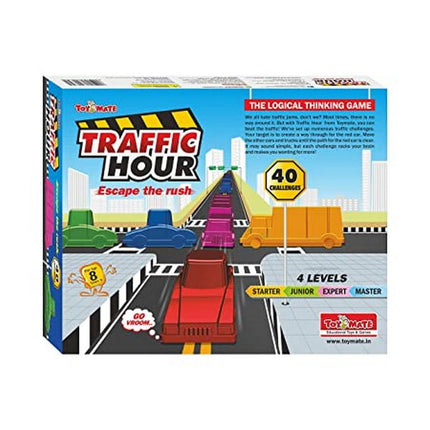 Extrokids Toymate Traffic Hour - 40 Logical Thinking Challenges - A Mind Teasing Puzzle Game for Kids 8 Years & Above - EKT2041