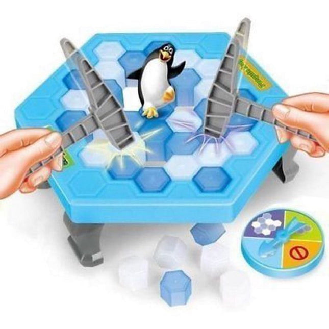 Extrokids Larger Size Save the Penguin Don't Break The Ice Penguin Trap Party Funny Toys Board Game - EKT2057