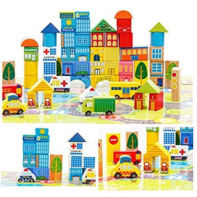 Extrokids Blocks Wooden Puzzle Toys-EKT2069