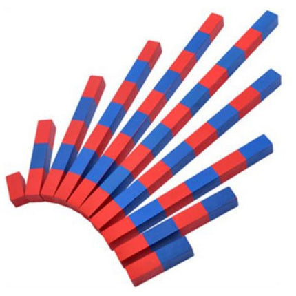 Extrokids Math Toy Montessori COUNTING STICK - Red And Blue Digital Stick-EKT2070