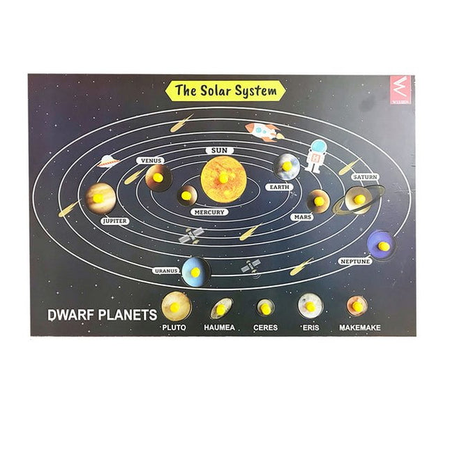 Extrokids the solar system peg board Puzzle-EKT2072