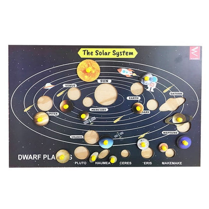 Extrokids the solar system peg board Puzzle-EKT2072