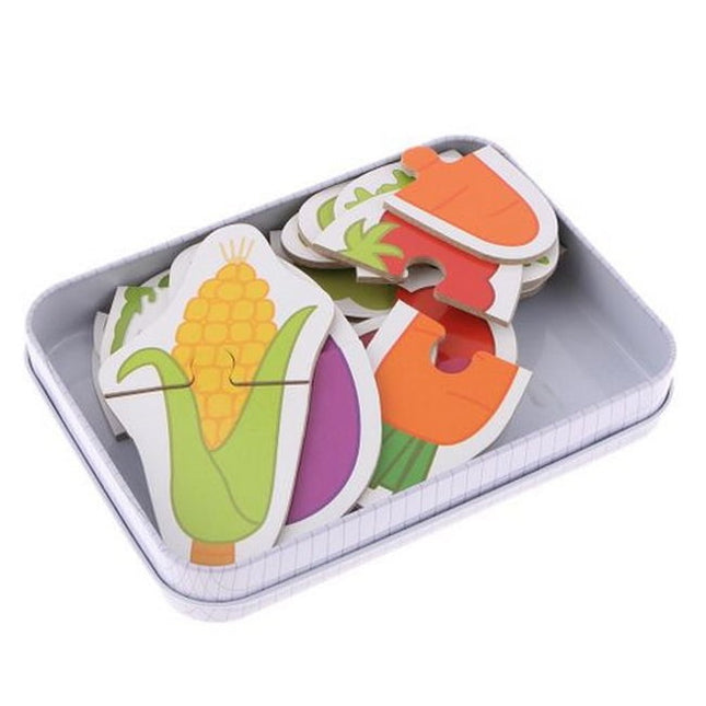 Extrokids vegtables Set Pair SHAPE MATCHING Puzzle-EKT2074