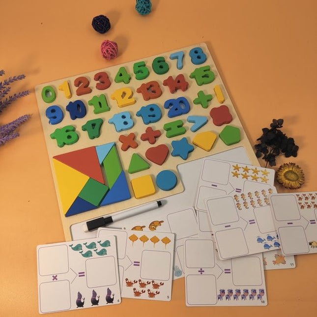 Wooden Tangram Puzzle Board - EKT2085