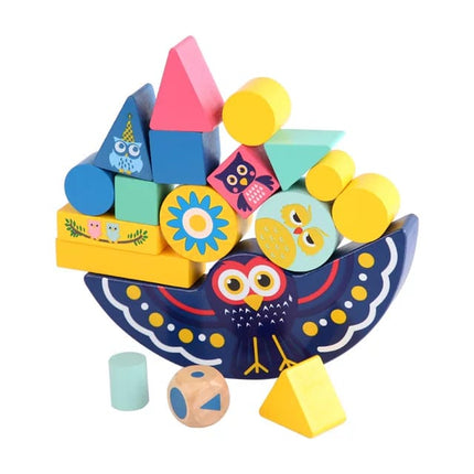 Wooden Owl Balanicing Toy - EKT2086