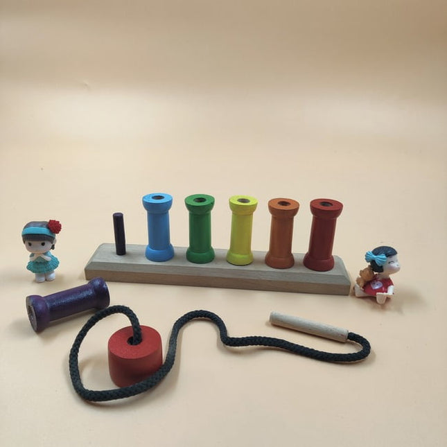 Lacing Toy Wooden for toddler - EKT2095