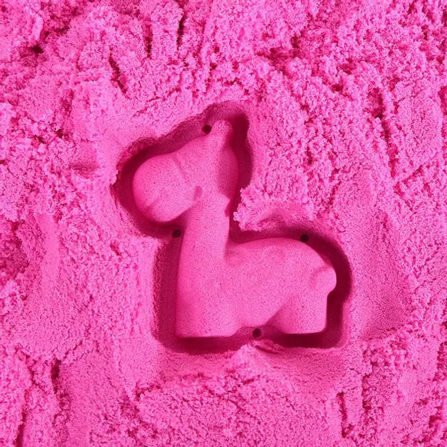 Kinetic sand - 1 kg - without mould - Pink - EKT2099