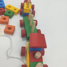 Load image into Gallery viewer, Wooden Train with Stacking Blocks - EKT2107
