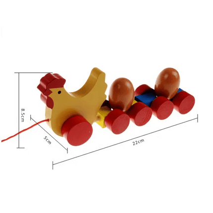 Duck with Egg pull along Toy - EKT2110