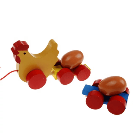 Duck with Egg pull along Toy - EKT2110
