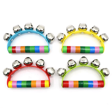 Wooden Semi Circle Rattle - EKT2130