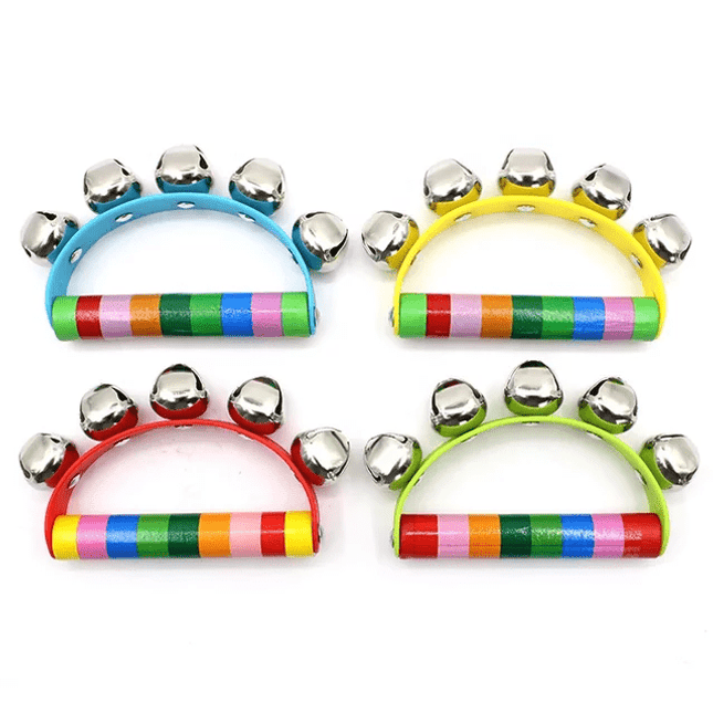 Wooden Semi Circle Rattle - EKT2130