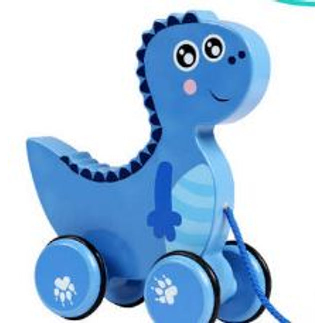 Wooden Dino Pull Along - EKT2133