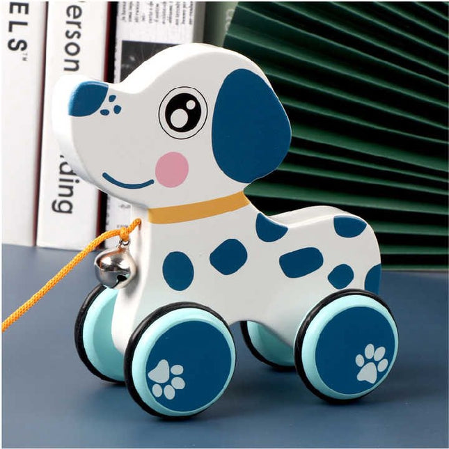 Wooden Dog Pull Along - EKT2134