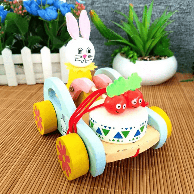 Rabbit Drum pull Along - EKT2149