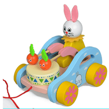Load image into Gallery viewer, Rabbit Drum pull Along - EKT2149
