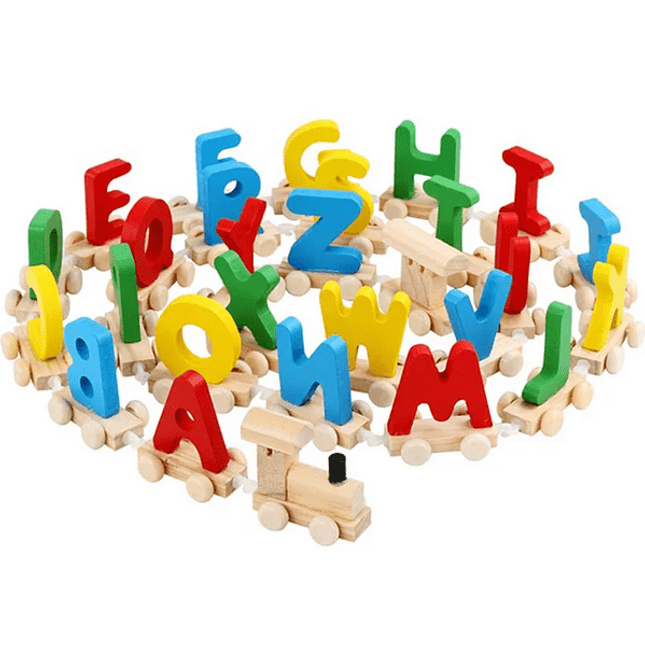 Wooden Alphabet Train - EKT2156