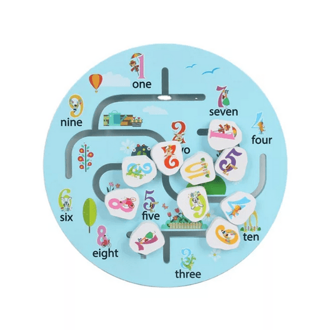 Wooden Reach the destiny - Number Maze - EKT2158
