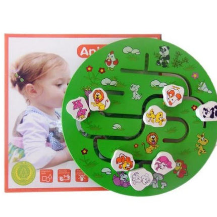 Wooden Reach the destiny - Animal Maze - EKT2160