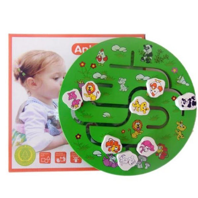 Wooden Reach the destiny - Animal Maze - EKT2160