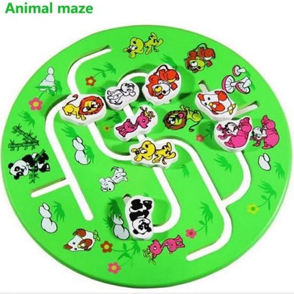 Wooden Reach the destiny - Animal Maze - EKT2160