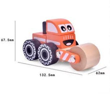 Load image into Gallery viewer, Wooden Premium Road Roller stacking - EKT2173
