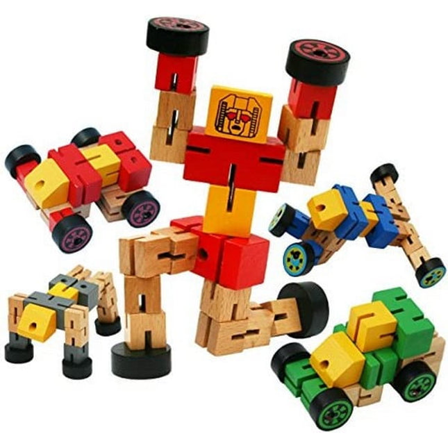 Wooden Robot Transformer - EKT2183