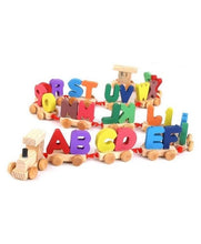 Load image into Gallery viewer, Wooden Alphabet Train - new model - small - EKT2184

