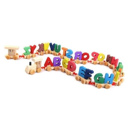 Wooden Alphabet Train - new model - small - EKT2184