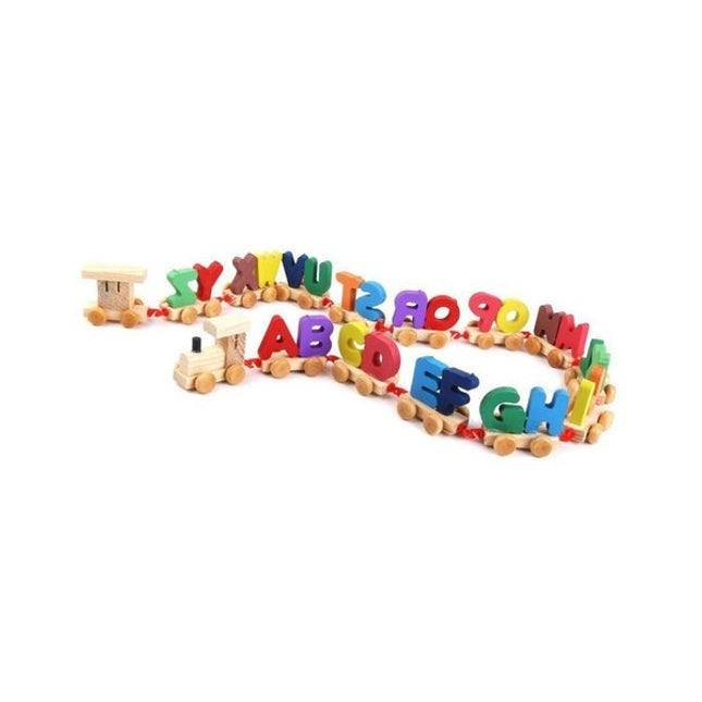 Wooden Alphabet Train - new model - small - EKT2184